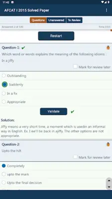 AFCAT Previous Papers android App screenshot 3